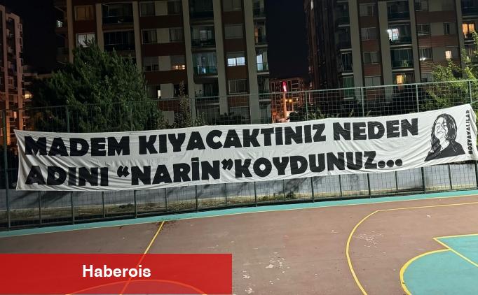 Altay taraftarından "Narin" pankartı - Haberois Altay taraftarından "Narin" pankartı
