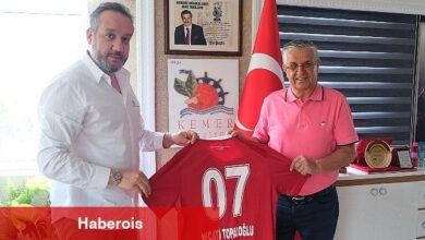 Antalyaspor Başkanı Boztepe'den Başkan Topaloğlu'na ziyaret