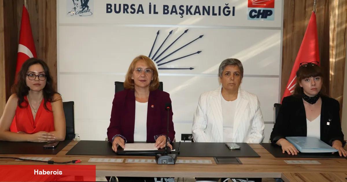 Bursa'da CHP'li kadınlardan sert tepki!