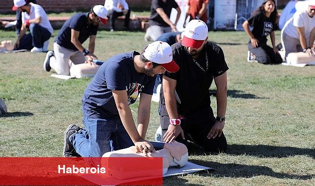 Çankaya'da Dünya İlk Yardım Günü'nde farkındalık eğitimi. - Haberois Çankaya'da Dünya İlk Yardım Günü'nde farkındalık eğitimi.