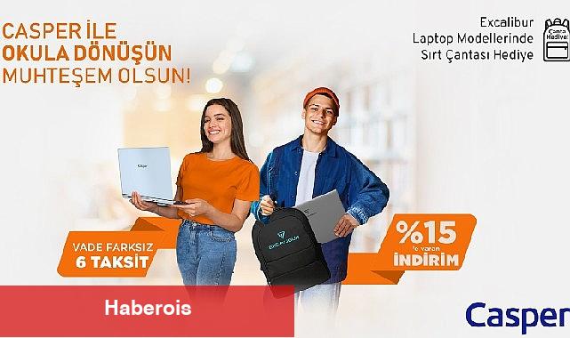 Casper'dan Back to School'a özel kaçırılmayacak teknoloji fırsatları! - Haberois Casper'dan Back to School'a özel kaçırılmayacak teknoloji fırsatları!