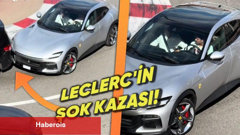 Charles Leclerc, Monako'da Trafik Kazasına Karıştı!