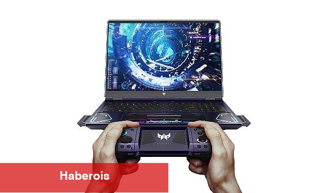 Çift Kişilik Oyun Deneyimi İçin Çıkarılabilir Kontrolcülerle Donatılmış Yenilikçi Oyun Dizüstü Bilgisayarı Konsepti: Project DualPlay - Haberois Çift Kişilik Oyun Deneyimi İçin Çıkarılabilir Kontrolcülerle Donatılmış Yenilikçi Oyun Dizüstü Bilgisayarı Konsepti: Project DualPlay