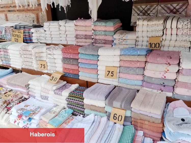 Coğrafi işaret tescili alan Bursa havlusu turistlerin yoğun ilgisini çekiyor