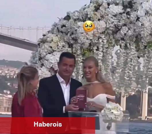 Düğünden birinci kareler! Acun Ilıcalı ve Ayça Çağla Altunkaya evlendi