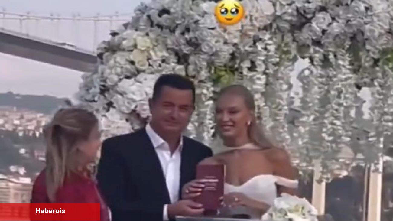 Düğünden birinci kareler! Acun Ilıcalı ve Ayça Çağla Altunkaya evlendi