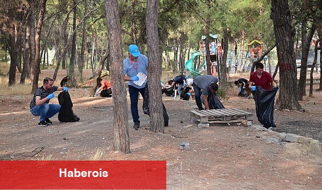 Gönüllülerden çevre temizliği Kıvılcımı - Haberois Gönüllülerden çevre temizliği Kıvılcımı