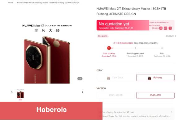 Huawei Mate XT Adeta Talep Patlaması Yaşıyor