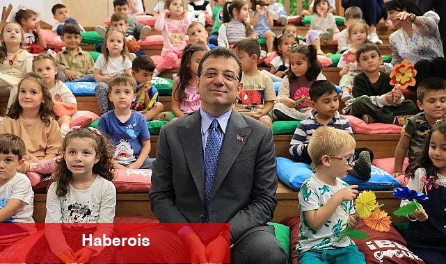 İBB Başkanı Ekrem İmamoğlu, yapımı tamamlanan 21 Yuvamız İstanbul Kreşinin toplu açılışını gerçekleştirdi.