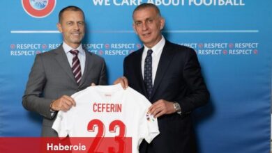 İbrahim Hacıosmanoğlu, Aleksander Ceferin'le bir ortaya geldi