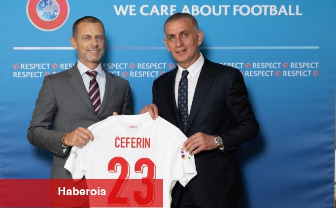 İbrahim Hacıosmanoğlu, Aleksander Ceferin'le bir ortaya geldi - Haberois İbrahim Hacıosmanoğlu, Aleksander Ceferin'le bir ortaya geldi