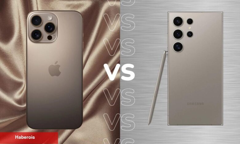 iPhone 16 Pro Max ve Samsung Galaxy S24 Ultra karşı karşıya, hangisi daha uygun? - Haberois iPhone 16 Pro Max ve Samsung Galaxy S24 Ultra karşı karşıya, hangisi daha uygun?
