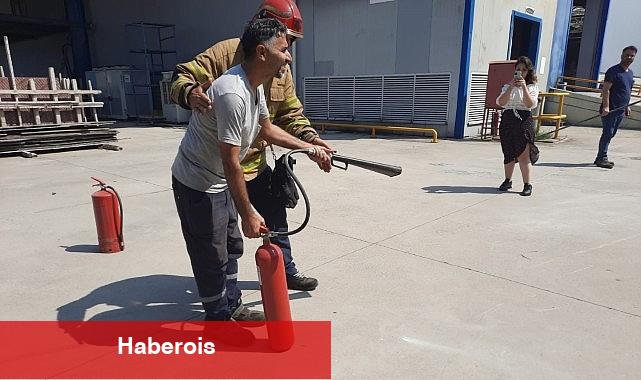 İtfaiyeden acil durum ekiplerine eğitim - Haberois İtfaiyeden acil durum ekiplerine eğitim