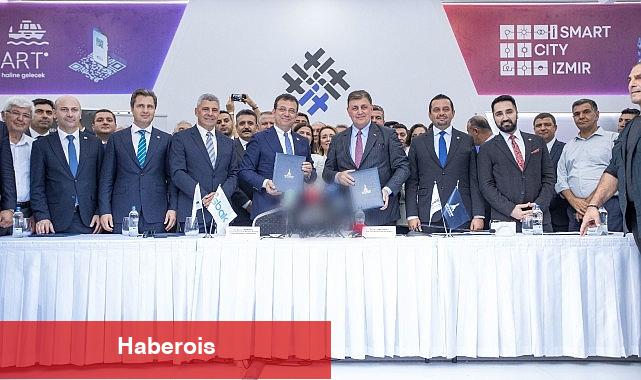 İzmir ile İstanbul'dan Türkiye'nin geleceği için teknolojik ortaklık İmzalar Tugay ve İmamoğlu'ndan - Haberois İzmir ile İstanbul'dan Türkiye'nin geleceği için teknolojik ortaklık İmzalar Tugay ve İmamoğlu'ndan