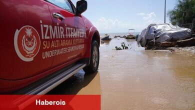 İzmir İtfaiyesi'nden rekor yağışın düştüğü Menderes'te seferberlik