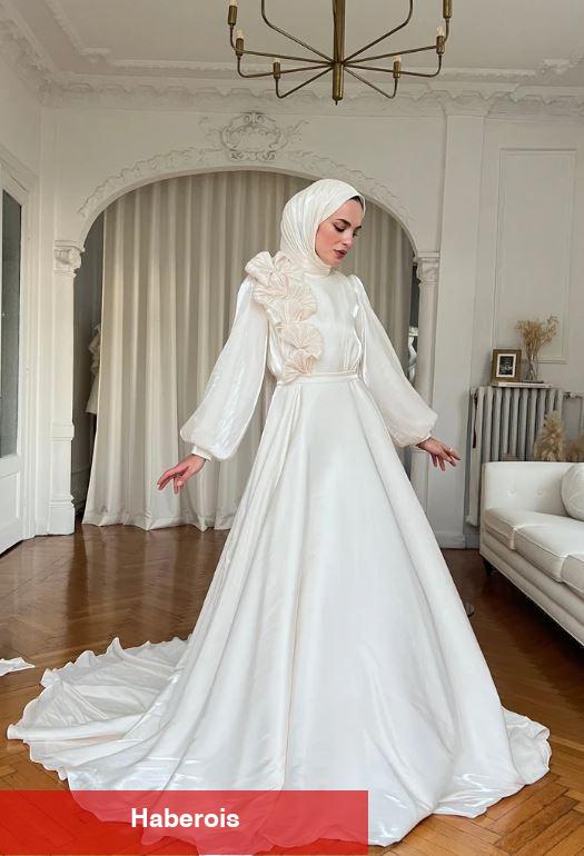 Kelam ve nişanda ne giyilir? 2024 Kelam ve nişan için tesettür elbise modelleri ve fiyatları
