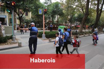 Kocaeli Büyükşehir Zabıtası görevde okul önleri güvende
