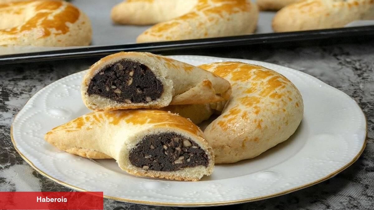 Konutta pastane lezzeti! Kıyır kıyır ay çöreği