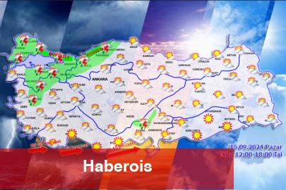 Meteoroloji'den 'Pazar' havası!