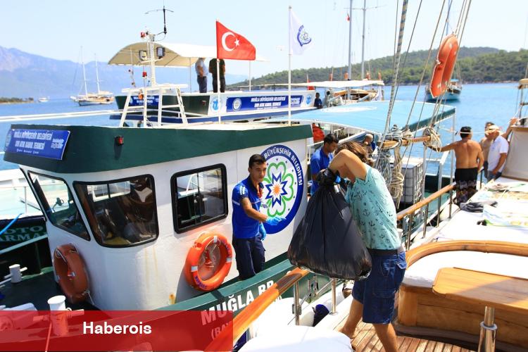 Muğla'da teknelerden 5 milyon litre atık su