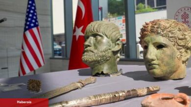 New York'ta özel merasimle 14 eser teslim alındı! 40 yıl araştırma yapıldı