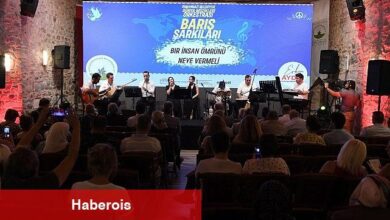 Şarkılar barış dolu bir dünya için söylendi