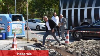 TFF Başkanı Hacıosmanoğlu Manisa FK'nın tesisine girmek için hendekten atladı