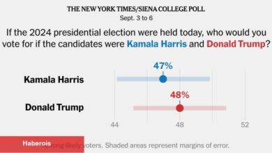 Times/Siena Anketi, Trump ve Harris'in Yaz Kargaşasından Sonra Boyun Eğdiğini Gösterdi