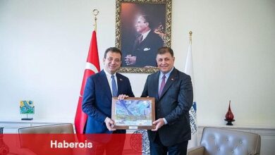 Tugay, İmamoğlu'nu makamında ağırladı