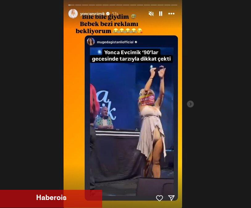 Yonca Evcimik'in kombini bebek bezine benzetildi!