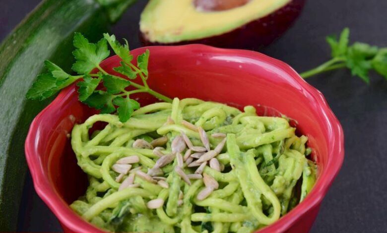 Avokadolu Kabak Spagetti - Haberois Avokadolu Kabak Spagetti