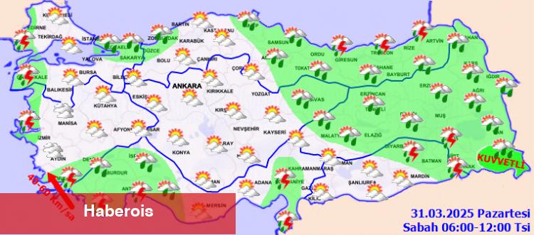 Bayramın ikinci gününe ilişkin meteorolojik rapor