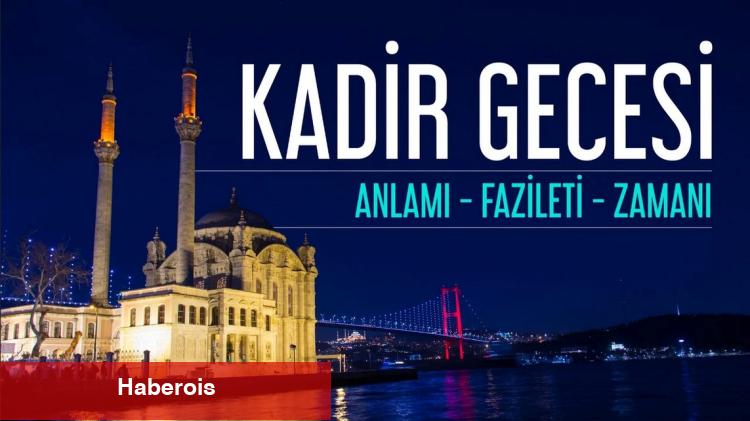 Bin aydan daha hayırlı... Kadir Gecemiz mübarek olsun