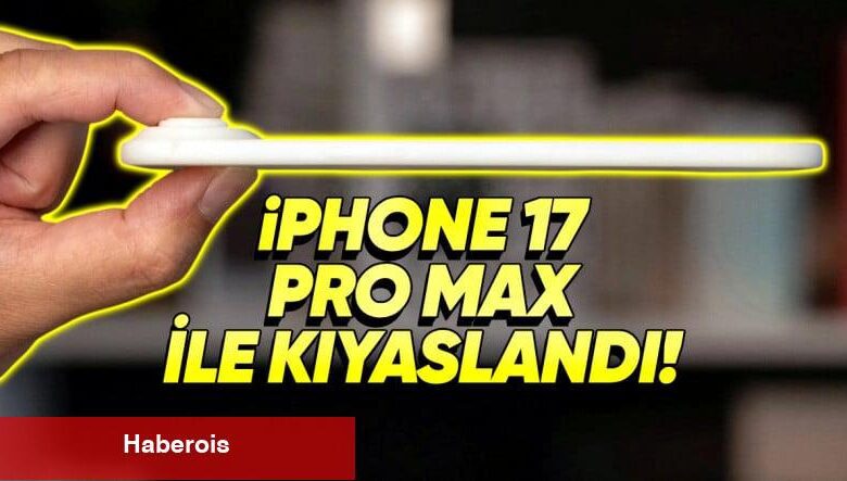 iPhone 17 Air ve iPhone 17 Pro Max Bir Ortada: Yarı Yarıya Daha İnce Olacak! - Haberois iPhone 17 Air ve iPhone 17 Pro Max Bir Ortada: Yarı Yarıya Daha İnce Olacak!