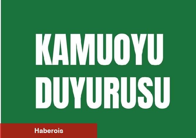 İstanbul Üniversitesi Devlet Konservatuvarı Kamuoyu Duyurusu