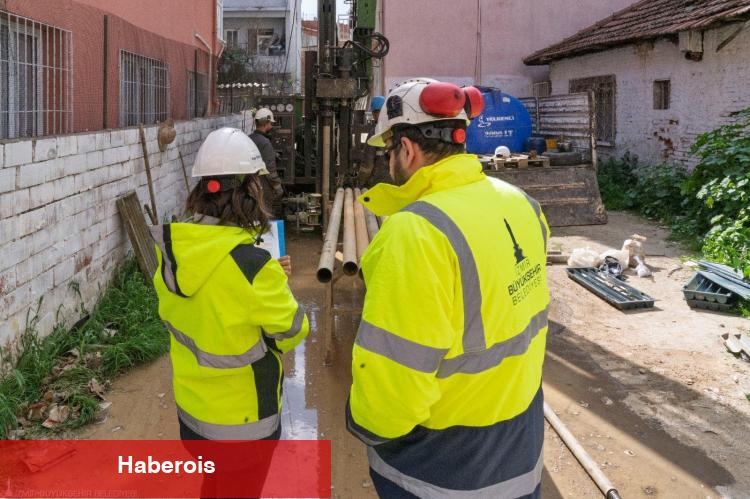 İzmir Bornova'nın zemin çalışmaları tamamlanıyor