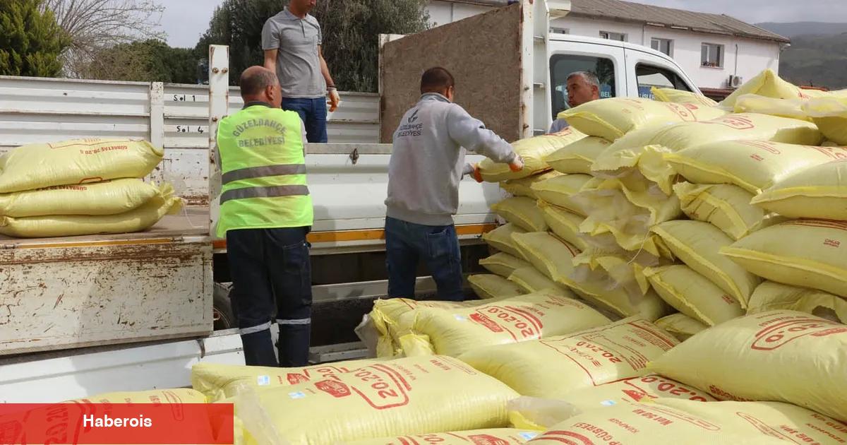 İzmir Güzelbahçe Belediyesi’nden çiftçiye desteğe devam