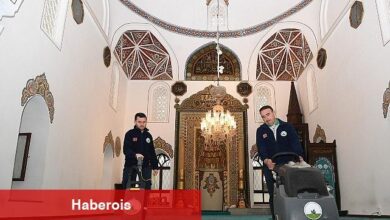 Osmangazi'de camiler bayrama hazır