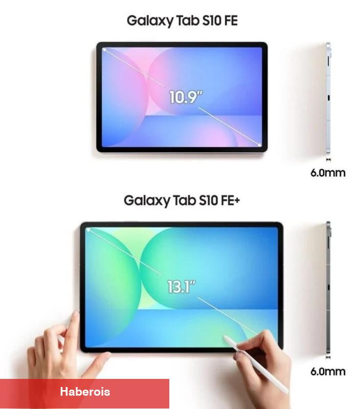 Samsung Galaxy Tab S10 FE serisi için şaşırtan sav