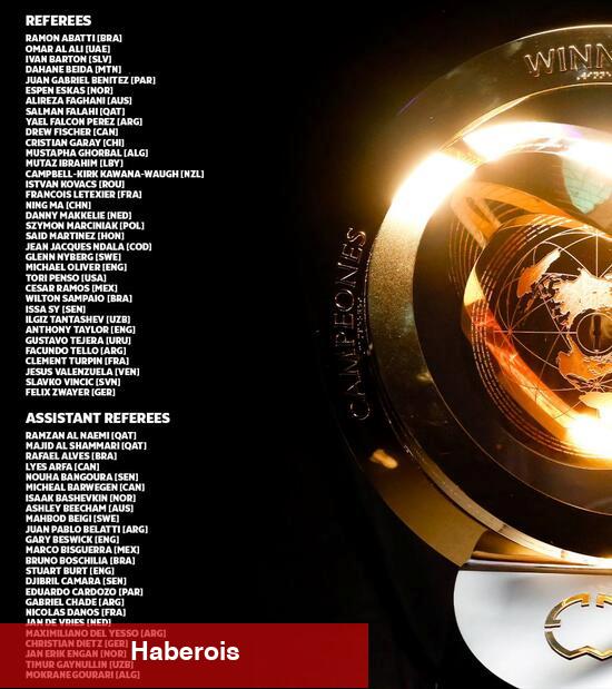 2025 FIFA Kulüpler Dünya Kupası'nın hakemleri aşikâr oldu