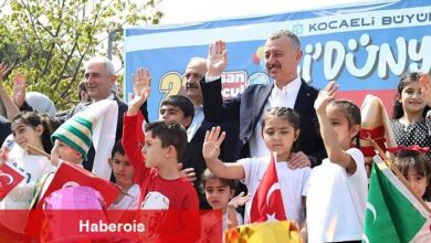 23 Nisan coşkusu Gebze'den başladı