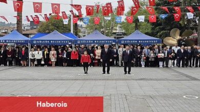 23 Nisan Ulusal Egemenlik ve Çocuk Bayramı'nın 105. yıl dönümü Gölcük'te coşku ile kutlandı.