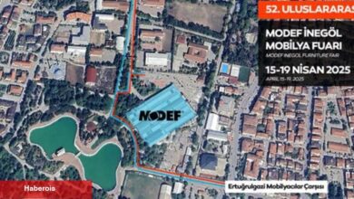 52. Uluslararası İnegöl Mobilya Fuarı için yoğunluk önlemi!