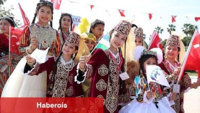 Antalya sokakları dünya çocuklarıyla renklendi