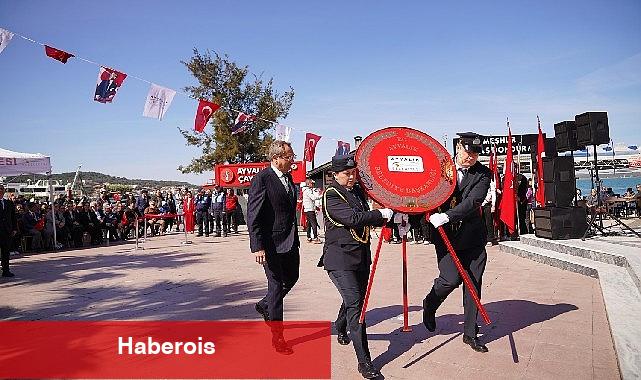 Atatürk'ün Ayvalık'a gelişinin 91'inci Yıl Dönümü kutlandı