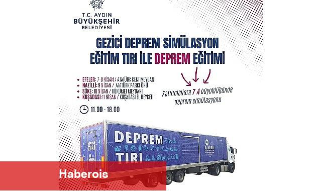 Aydın Büyükşehir Belediyesi'nden Deprem Simülatörü - Haberois Aydın Büyükşehir Belediyesi'nden Deprem Simülatörü