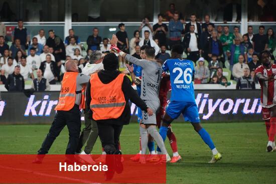 Bodrum FK - Samsunspor maçı sonrası olay!