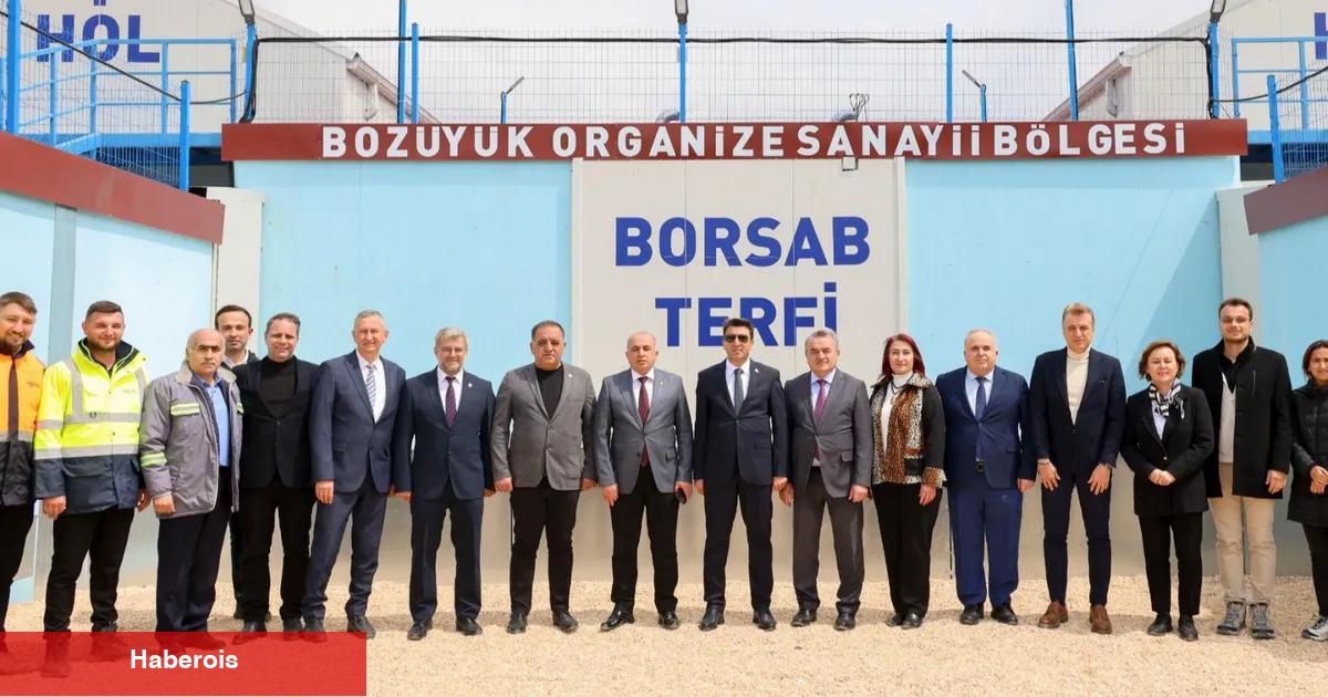 Bozüyük OSB’de çağdaş su deposu ve terfi binası açıldı