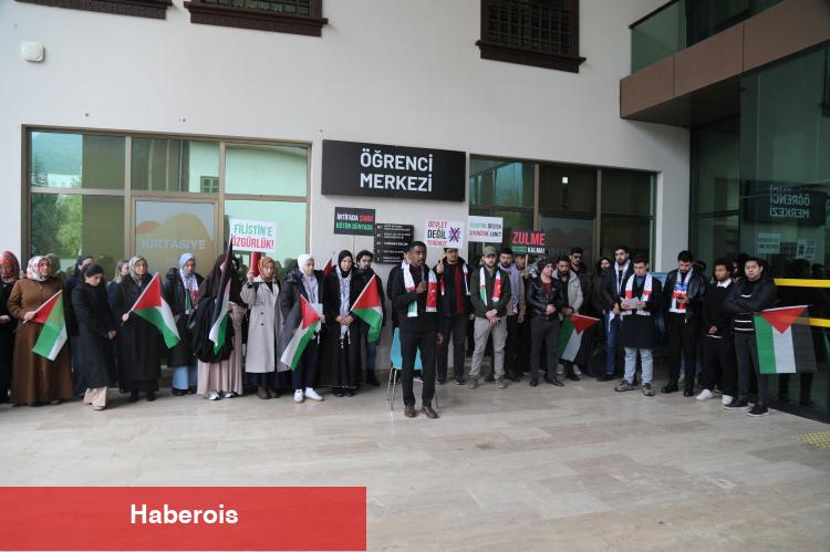 BTÜ'lü öğrenciler Gazze için tek yürek