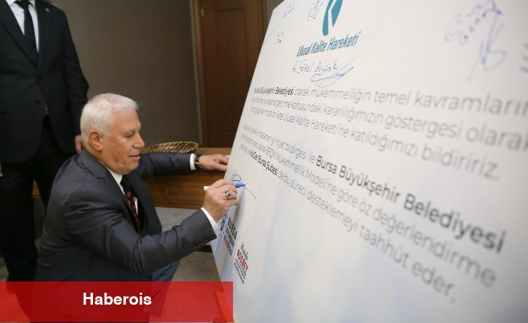 Bursa Büyükşehir ile KalDer 'İyi Niyet Bildirgesi' imzaladı
